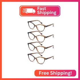 B0ct8fp8ms Heeyyok Women Reading Glasses1.00 4 Pack Cateye Readers Glasses Comfort