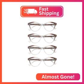 B0ct8rlwbp Heeyyok Women Reading Glasses 4 Pack 1.0 Cateye Readers Comfort