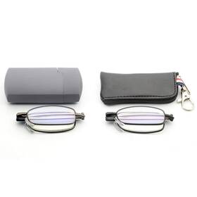 Hiyanjn 720130970492 Portable Compact Mini Blue Light Blocking Reading Glasses Anti Glare Folding