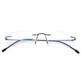 Hiyanjn 720130970690 Rimless Readers Blue Light Proof Reading Glasses Women Men Anti Glare