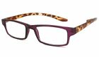 Hug25-prptrt-1.25 Ablevision Able Vision Reading Glasses Purple Tortoise Two Tone Pur