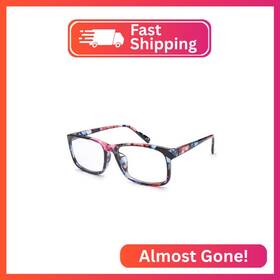 8001kk092 Huihuikk Nearsighted Oversize Myopia Glasses Everyday Use Mens Womens -1.00 Mult