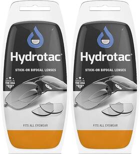 Hydrotac Opt 250 Optx 20/20 Stick On Magnification Reusable Bifocal Lenses - 2.50 Diopter Pack