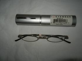 2c-s1.5 I Heart Eyewear 676757021423 #2c-s1.5 Magnifying Reading Eye Glasses With Tube Case. New