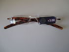 08658 Icu Glasses Eyewear Tortoise Zoom Magnification 3 Reading Slimvision