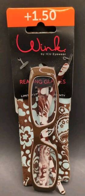 Icu Eyewear 078041002956 Wink 1.50 Readers Reading Glasses Brand New Free Shipping
