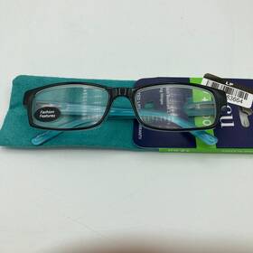 Icu Eyewear 078041128922 Berryessa Turquoise-black Reading Glasses 2.0 Stylish And Functional