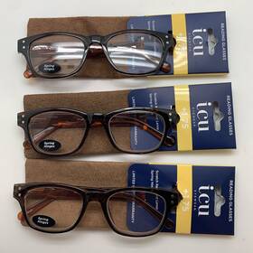73330103t Icu Eyewear Inch 3 Pair R121 Walnut Creek 7333010 2t 1.75 Reading Glasses Reader