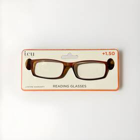75910102tx Icu Eyewear Reading Glasses 1.50 Brown Frames Los Angeles