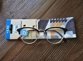 Wfwar226 Icu Eyewear Nwt Eco Womens Reading Glasses 2.50 Metal Frame With Case