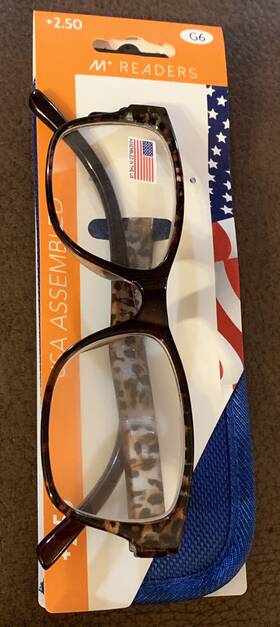 Id Eyewear 803926474227 M 2.50 Readers Reading Glasses Premium Lenses Scratch Resistant Uv Protection