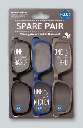 If Usa 035393404031 Spare Pair Reading Glasses 2.0