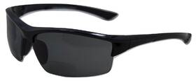 In Style Eyes 096647822778 Magnificent Mawi Wrap Around Bifocal Sunglasses - Semi-rimless