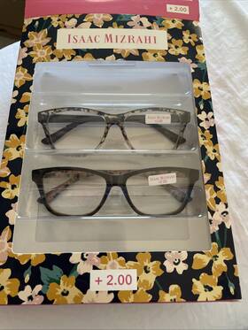 Isaac Mizrahi 888989150288 Issac 2 In The Pack Reading Glasses 2.00 New See Pictures