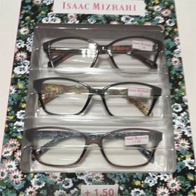 Im31324r150as Isaac Mizrahi Womens Reading Glasses Set 1.50 Floral Multicolor Designer