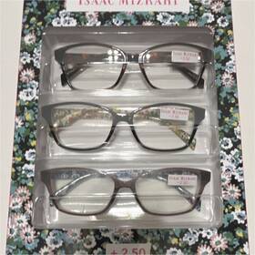 Im31324r250as Isaac Mizrahi Reading Glasses 2.50 Floral Multicolor 3-pack