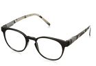 537300 Islgrn Peepers Vixen Round Reading Glasses Black