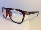 It066br Lipopsun Eyewear Mens Bifocal Reading Glasses Brown Frames