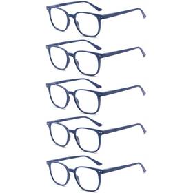 B0c33yhnwn Iuui Reading Glasses 5 Pairs Quality Reader Spring Hinge Blue Light Blocki