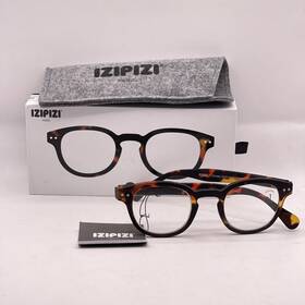 Izipizi 701210433875 Unisex #c Round Full Rim Reading Glasses 1 Tortoise