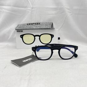 Izipizi 701210434377 Unisex #c Round Screen Reading Glasses 2.5 Black