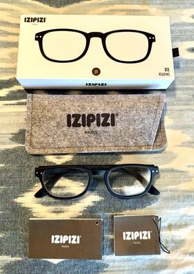 Izipizi 760222620598 Brand New In Box #b Black Frame 1.50 Unisex Reading Eyeglasses