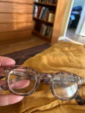 Izipizi 760222623612 High End Reading Glasses #a 2.00 Blue Tortoise Euc