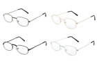 J357 Metal Reading Glasses Pair Lot Mens Strength Power Pick Color