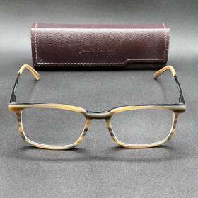 0303-092525-28.98 James Campbell Des191135b 2.00 Reading Glasses Brown Horn Men S Used