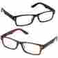 Jb7761 Jobar International New Set 2 Black And Brown Spring Hinge Reading Glasses 6.00 Magnification 841932177077