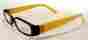 Jcr236 Jimmy Crystal Swarovski Black Yellow Reading Glasses 2.00 Nwot