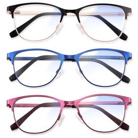 Jcuangr 712297808282 Oversized Reading Glass Women Cat Eye Blue Light Blocker Computer Reader Styl