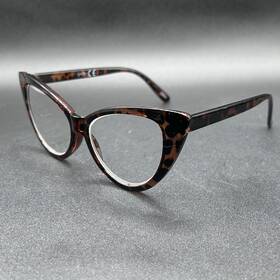 6228-051124-13 Jessica Simpson Jx116 Cat Eye 2.00 Readers Tort Used