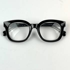 Cjsx0529-e Jessica Simpson Black Square Reading Glasses 3.00 Womens Readers