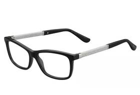 Jc167-fa3 Jimmy Choo New Reading Eyeglasses Jc167 Fa3 52-14 Black And Silver Frames Readers
