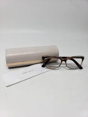 Jc269-hr5 Jimmy Choo Womens Reading Eyeglasses Unknown Strength Jc126 19w 140 Italy Case