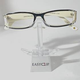 Jcr198 Jimmy Crystal 2.50 Swarovski Crystals Reading Glasses Jcr 198 Blk And White Ny