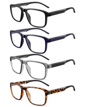 Jm 942545502431 Reading Glasses Men With Blue Light Protection Rectangular Classic Comput