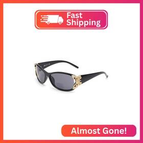 Zhl07248c1-200 Jm Bifocal Reading Sunglasses For Women Fashion Sun Readers Outdoor Glas