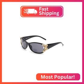 Zhl07248c1-225 Jm Bifocal Reading Sunglasses For Women Fashion Sun Readers Outdoor Glas