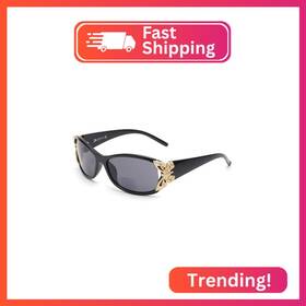 Zhl07248c1-275 Jm Bifocal Reading Sunglasses For Women Fashion Sun Readers Outdoor Glas