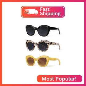 Zpte200886c17-100 Jm Fully Magnified Reader Sunglasses Women With Spring Hinge Trendy Cat Eye Sun