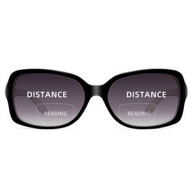 Ztpt0062 Jm Classic Bifocal Reading Glasses Square Stylish Gradient Sunglasses Readers