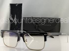 Vjva207 John Varvatos Limited Edition Rectangular Eyeglasses Gold Navy Leather