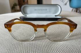 046-02168 Johnston & Murphy And J&m Reading Glasses Readers 1.50 Handmade Case Euc