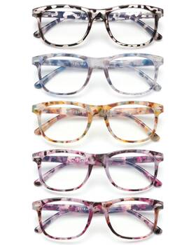 B0dhxbt511 Jolisu 5 Pack Reading Glasses Women Blue Light Blocking Stylish Spring Hinge 1.7