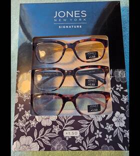 Jp3-jn81-150 Jones New York Signature Womens Designer Readers 3-pack 1.50 Tortoiseshell