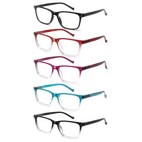 B0cmwckwdt Joschoo 5-pack Reading Glasses Men Women Spring Hinges Comfortable 1.0 Magnifica