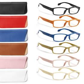 B0cwtyfp7c Joschoo 6-pack Reading Glasses For Women And Men Spring Hinge 2.00x Magnificatio