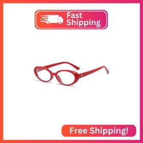 Jk2405d Jovakit Oval Blue Light Blocking Glasses For Women Men Vintage Fashion Small 90s